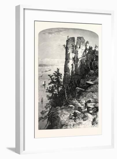 Pinnacles of the Palisades, USA-John Douglas Woodward-Framed Giclee Print