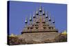 Pinnacles on Roof of Wat That Luang-null-Stretched Canvas