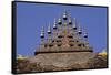 Pinnacles on Roof of Wat That Luang-null-Framed Stretched Canvas