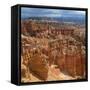 Pinnacles Viewed from Inspiration Point, in the Bryce Canyon National Park, Utah, USA-Tony Gervis-Framed Stretched Canvas