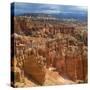 Pinnacles Viewed from Inspiration Point, in the Bryce Canyon National Park, Utah, USA-Tony Gervis-Stretched Canvas