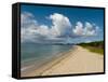 Pinney's Beach, Nevis, St. Kitts and Nevis, West Indies, Caribbean, Central America-Sergio Pitamitz-Framed Stretched Canvas