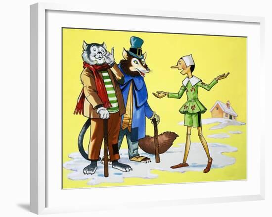 Pinocchio-Nadir Quinto-Framed Giclee Print