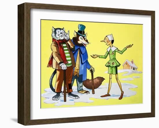 Pinocchio-Nadir Quinto-Framed Giclee Print