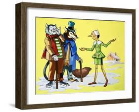 Pinocchio-Nadir Quinto-Framed Giclee Print