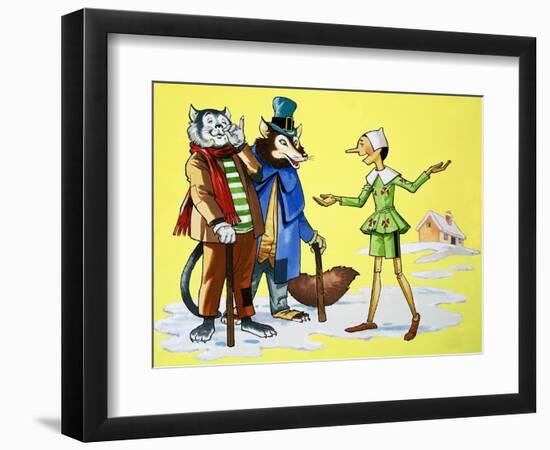 Pinocchio-Nadir Quinto-Framed Premium Giclee Print