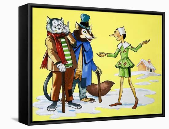 Pinocchio-Nadir Quinto-Framed Stretched Canvas