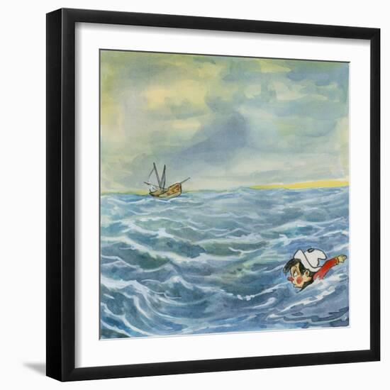 Pinocchio-null-Framed Giclee Print