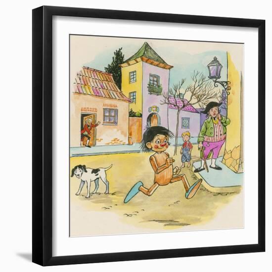 Pinocchio-null-Framed Giclee Print