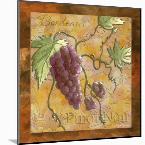 Pinot Noir Wine Grapes-Megan Aroon Duncanson-Mounted Art Print