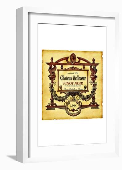 Pinot Noir Wine Label-null-Framed Giclee Print