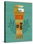 Pint Glass of Beer-Sam Appleman-Stretched Canvas