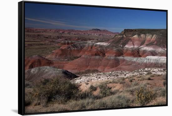 Pintado Point at Painted Desert, Part of the Petrified Forest National Park-Kymri Wilt-Framed Stretched Canvas