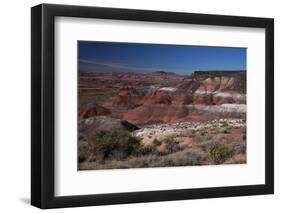 Pintado Point at Painted Desert, Part of the Petrified Forest National Park-Kymri Wilt-Framed Photographic Print