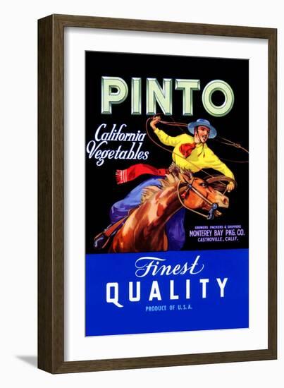 Pinto California Vegetable-null-Framed Art Print