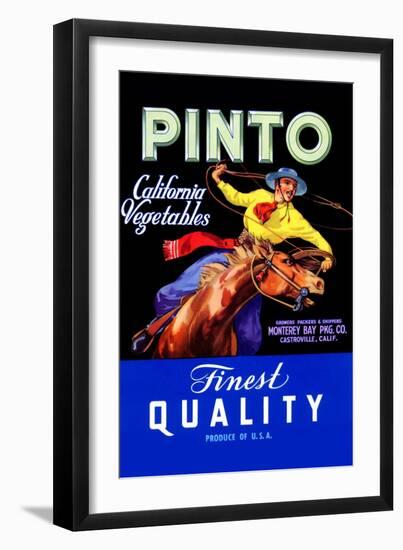 Pinto California Vegetable-null-Framed Art Print