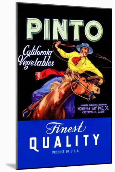 Pinto California Vegetable-null-Mounted Art Print