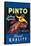 Pinto, Crate Label, Gaucho-null-Framed Stretched Canvas