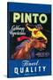 Pinto, Crate Label, Gaucho-null-Stretched Canvas