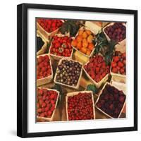 "Pints of Fruit and Berries,"July 1, 1949-J.c. Allen-Framed Giclee Print