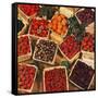 "Pints of Fruit and Berries,"July 1, 1949-J.c. Allen-Framed Stretched Canvas