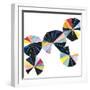 Pinwheel Bright I-Grace Popp-Framed Art Print