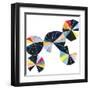 Pinwheel Bright I-Grace Popp-Framed Art Print