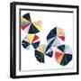 Pinwheel Bright II-Grace Popp-Framed Art Print