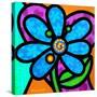 Pinwheel Daisy Blue-Steven Scott-Stretched Canvas