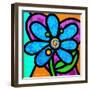 Pinwheel Daisy Blue-Steven Scott-Framed Giclee Print