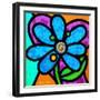 Pinwheel Daisy Blue-Steven Scott-Framed Giclee Print