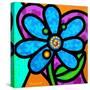 Pinwheel Daisy Blue-Steven Scott-Stretched Canvas