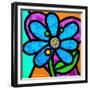 Pinwheel Daisy Blue-Steven Scott-Framed Giclee Print