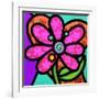 Pinwheel Daisy Pink-Steven Scott-Framed Giclee Print