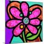 Pinwheel Daisy Pink-Steven Scott-Mounted Giclee Print