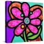 Pinwheel Daisy Pink-Steven Scott-Stretched Canvas