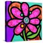 Pinwheel Daisy Pink-Steven Scott-Stretched Canvas