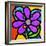 Pinwheel Daisy Purple-Steven Scott-Framed Giclee Print