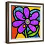 Pinwheel Daisy Purple-Steven Scott-Framed Giclee Print