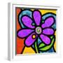 Pinwheel Daisy Purple-Steven Scott-Framed Giclee Print