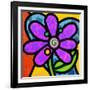 Pinwheel Daisy Purple-Steven Scott-Framed Giclee Print