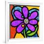 Pinwheel Daisy Purple-Steven Scott-Framed Giclee Print