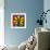 Pinwheel Daisy Yellow-Steven Scott-Framed Giclee Print displayed on a wall