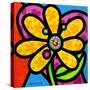 Pinwheel Daisy Yellow-Steven Scott-Stretched Canvas