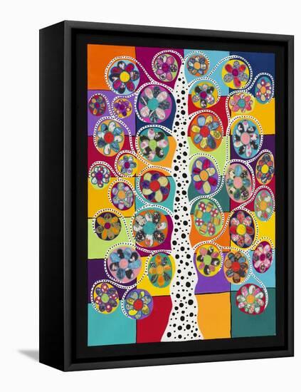 Pinwheel Tree-Kerri Ambrosino-Framed Stretched Canvas