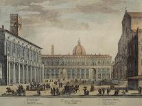 Italy, Bologna, Piazza Maggiore or Piazza Grande-Pio Panfili-Framed Premium Giclee Print