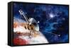 Pioneer 10 Spaceprobe-null-Framed Stretched Canvas