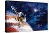 Pioneer 10 Spaceprobe-null-Stretched Canvas