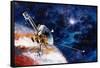 Pioneer 10 Spaceprobe-null-Framed Stretched Canvas