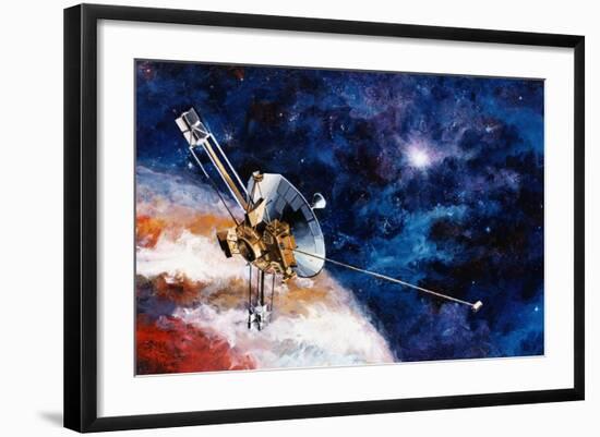 Pioneer 10 Spaceprobe-null-Framed Photographic Print